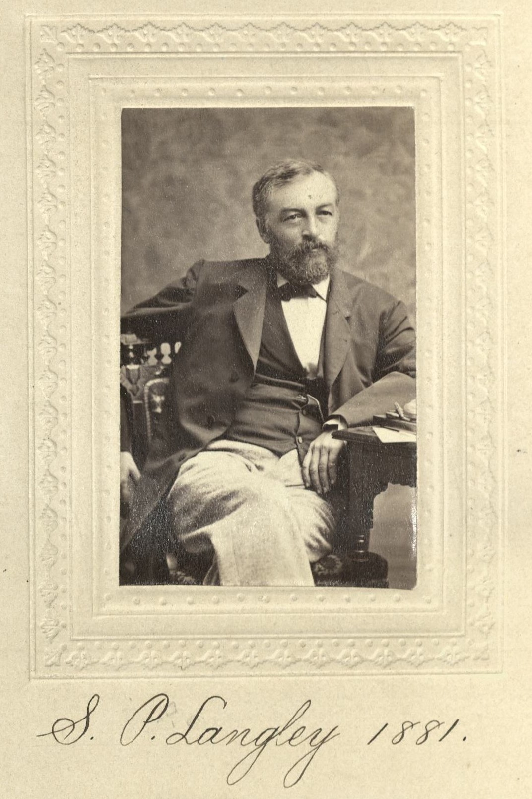 Member portrait of Samuel P. Langley